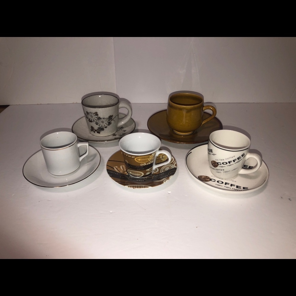 Espresso Cup/Saucer Sets (5).